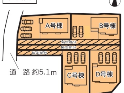 御殿場市西田中Ⅴ　新築分譲住宅　全4棟